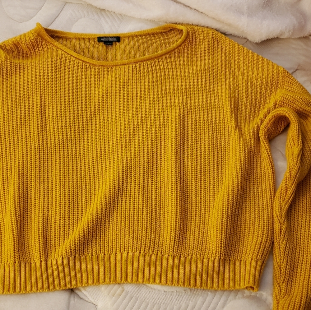 Yellow sweater